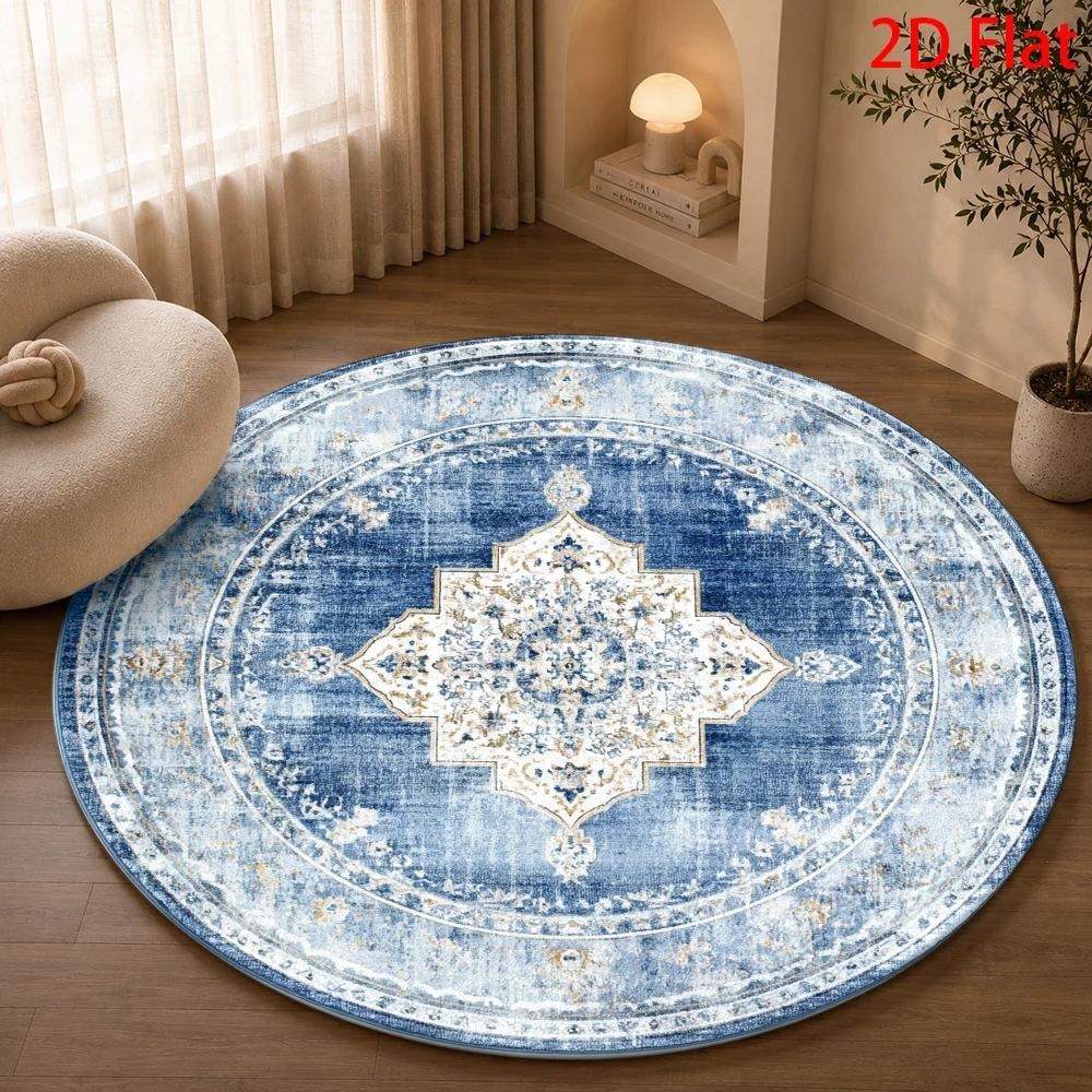 Home Decor Retail Stores - Wyblakły dywan z perskim wzorem, miękki