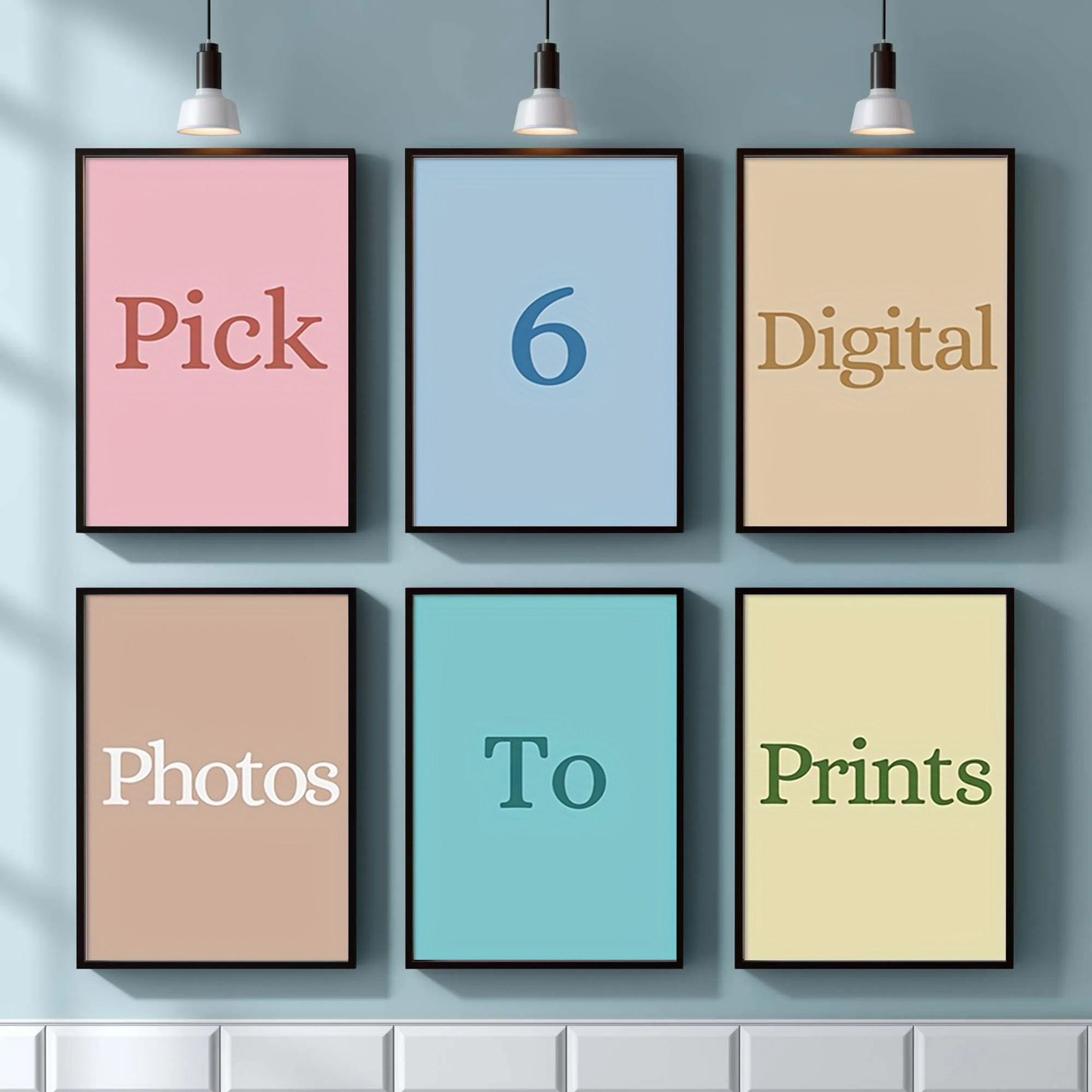 Home Decor Aesthetic Pinterest - 4/5/6 szt. Personalizowany druk na płótnie