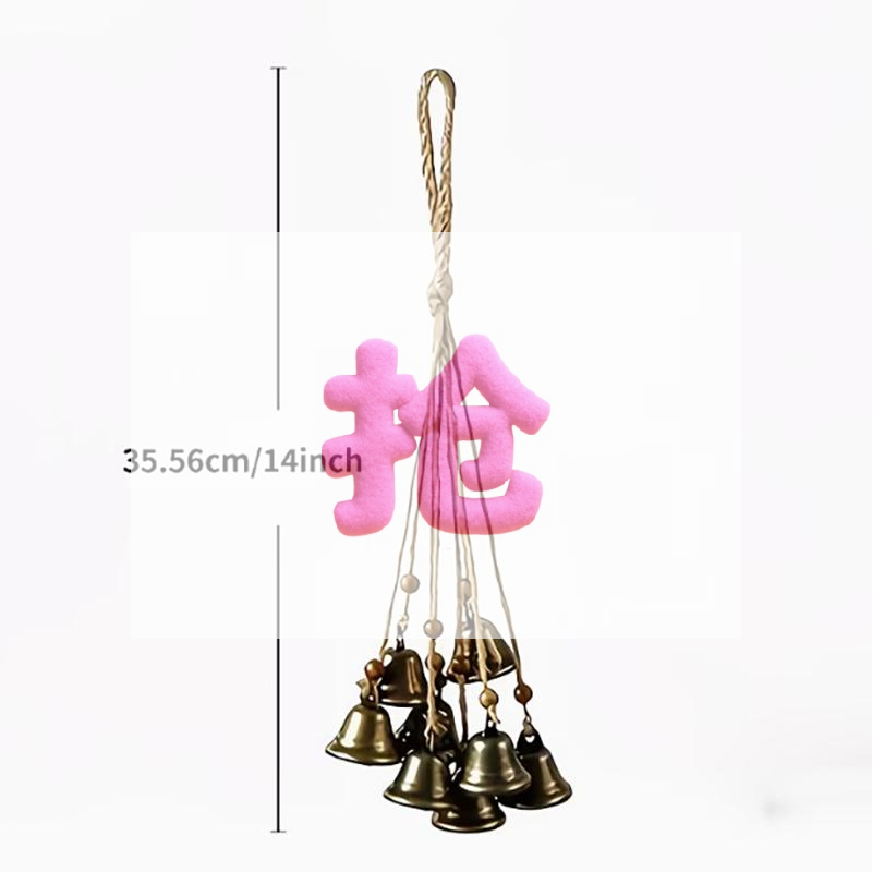 Boho Wind Chimes - Boho Dzwonek Wietrzny 6/8 Brązowe Dzwonki