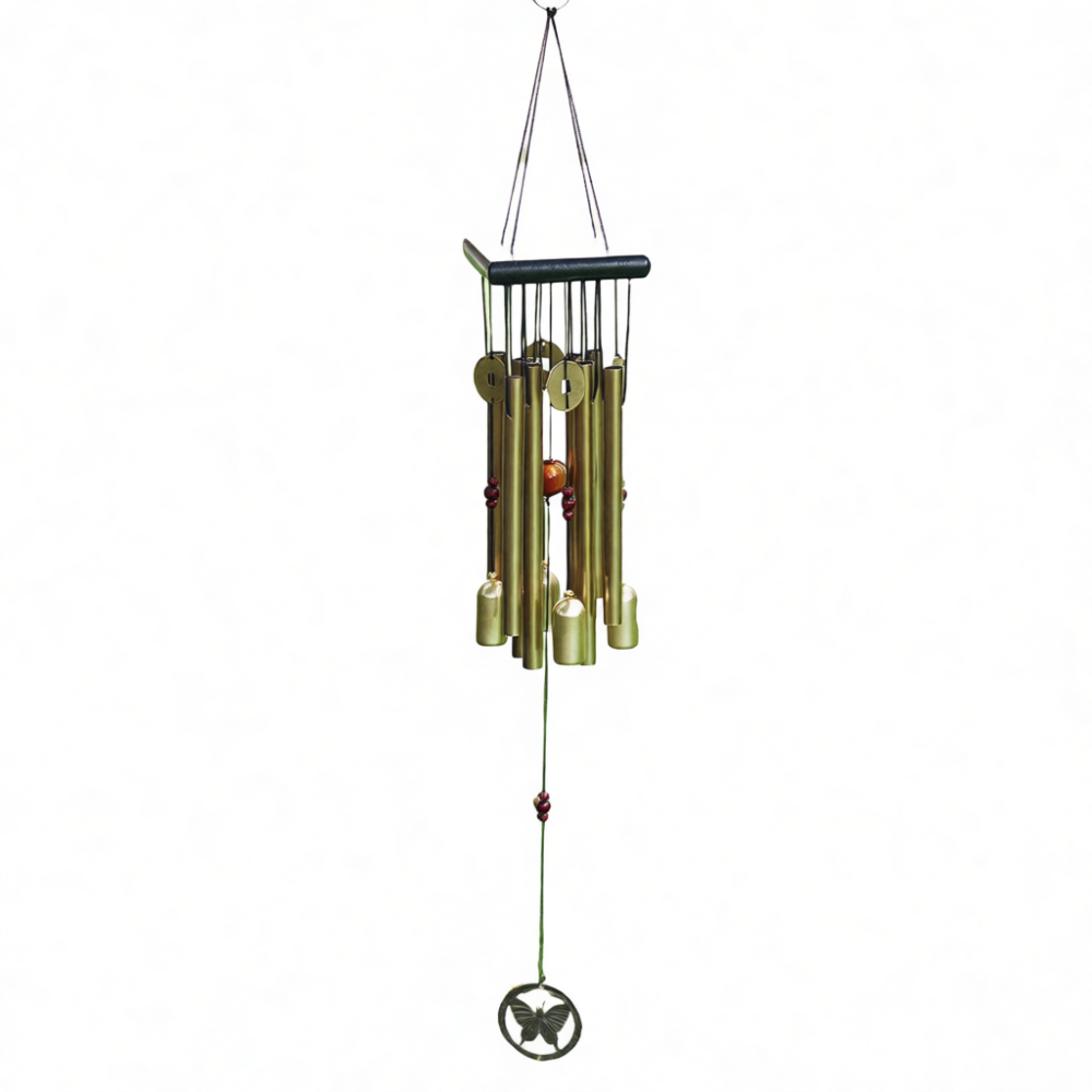 Boho Wind Chimes - Eleganckie Retro Dzwonki Wietrzne Metalowe Rurki