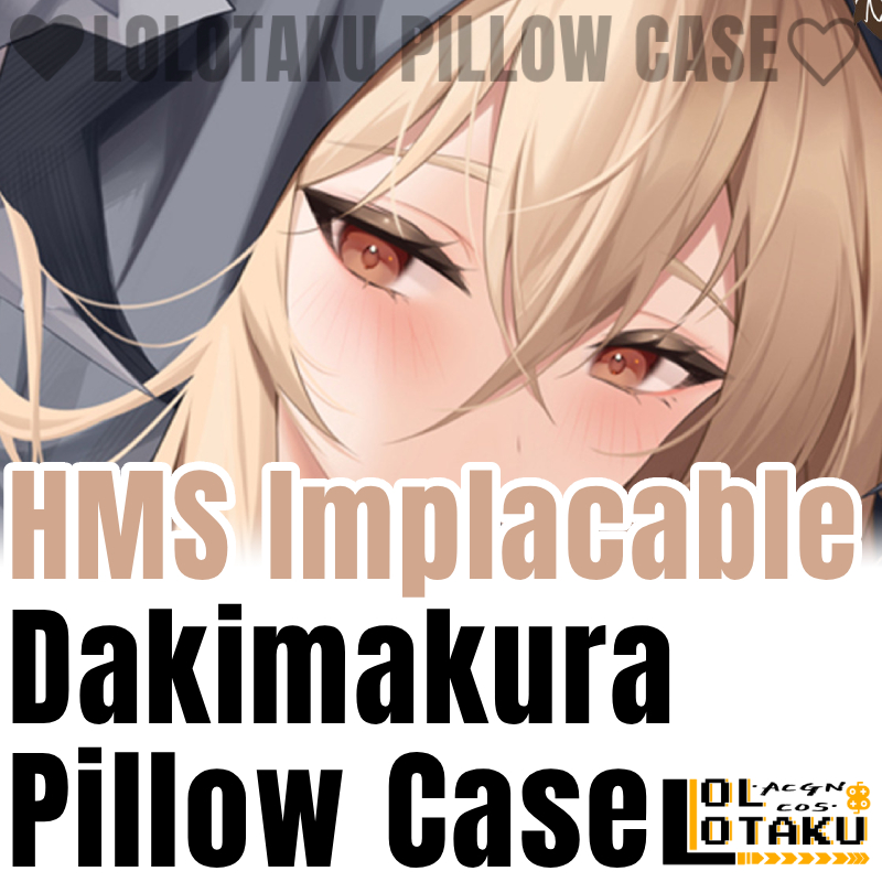Home Decor Accessories - Poszewka Dakimakura HMS Implacable Azur Lane,