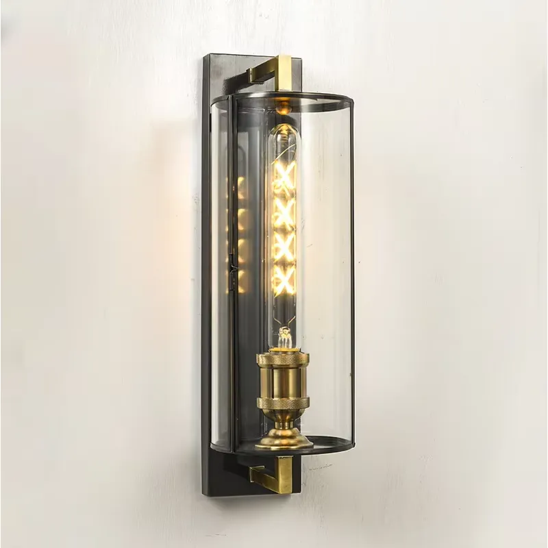 Home Decor Light - Nowoczesne złote cylindryczne lampy wiszące LED