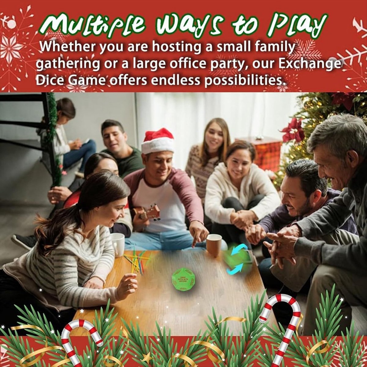 Home Decor Exchange - Kostki Świąteczne BHBL 2 SZT. do