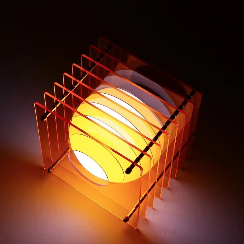 Home Decor Light - Lampa Księżyc DIY Akrylowa Lampa z