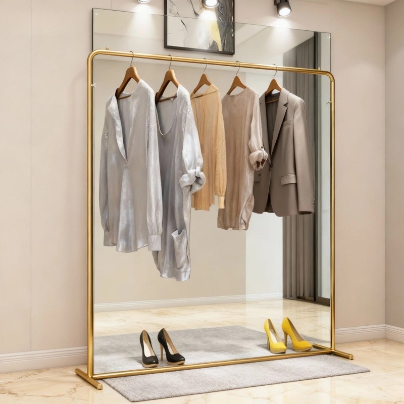 Home Decor Retail Stores - Luksusowy złoty wieszak na ubrania z