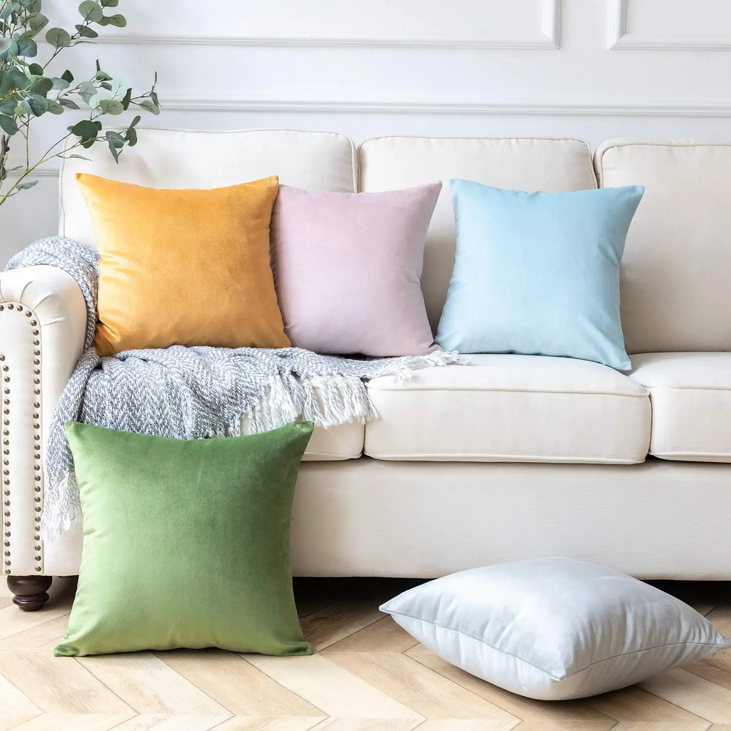 Aksamitna poszewka na poduszkę – Home Decor Aesthetic Pinterest recenzja i cena