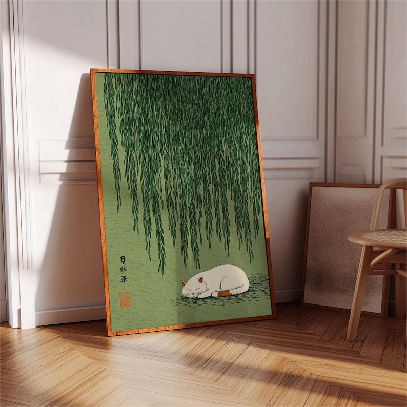 1 szt. Japoński Plakat z Kotem – Home Decor Aesthetic Pinterest recenzja i cena