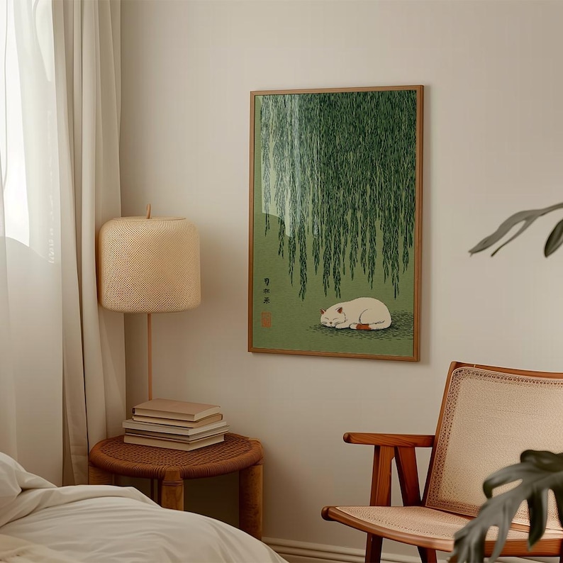 1 szt. Japoński Plakat z Kotem – Home Decor Aesthetic Pinterest recenzja i cena