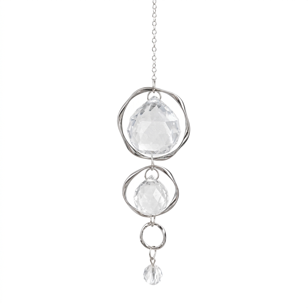 Tęczowy Kryształowy Łapacz Sło – Boho Wind Chimes recenzja i cena