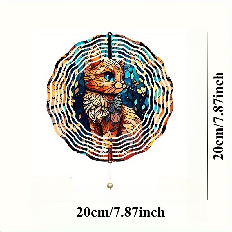 Płaski, dwuwymiarowy metalowy  – Boho Wind Chimes recenzja i cena