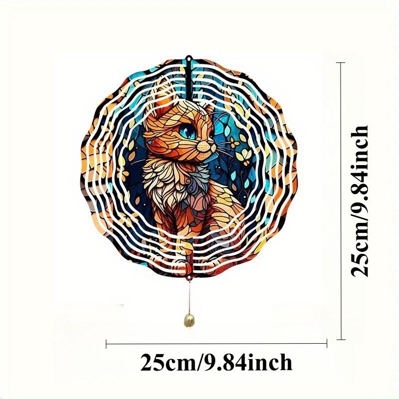 Płaski, dwuwymiarowy metalowy  – Boho Wind Chimes recenzja i cena