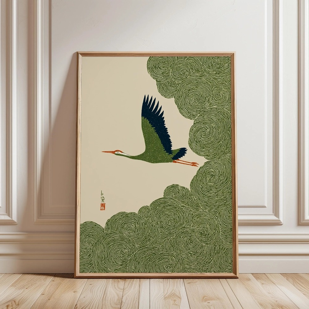 Retro Japoński Obraz na Płótni – Home Decor Aesthetic Pinterest recenzja i cena