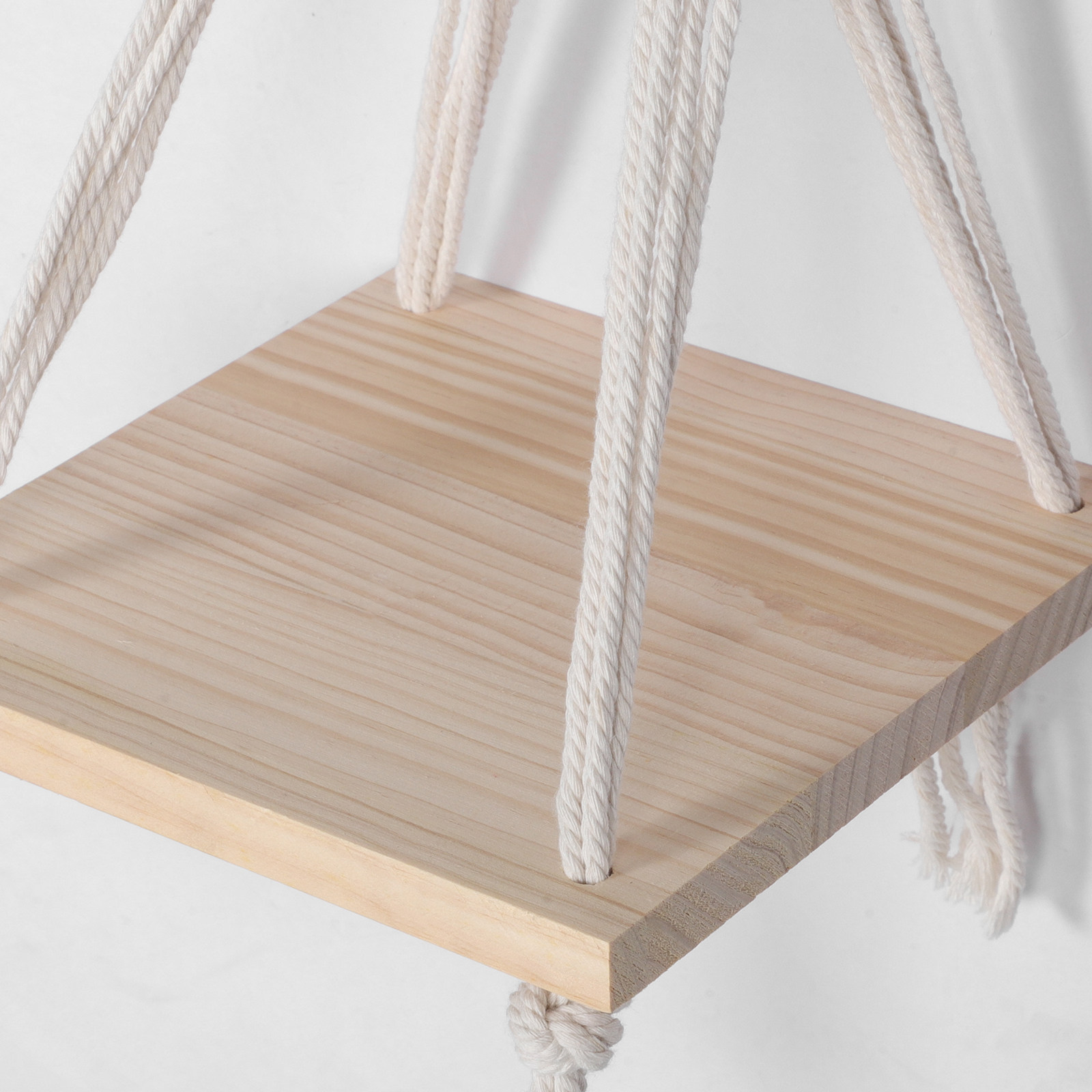 Półka ścienna z makramu, kwadr – Macrame Wall Hanging recenzja i cena