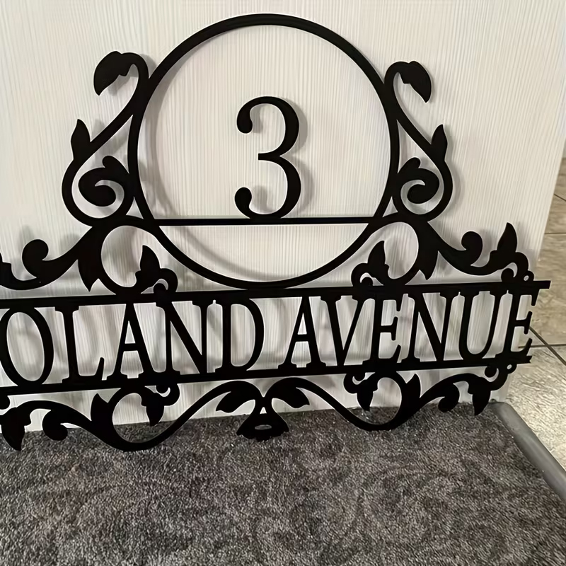Metalowy numer domu i tabliczk – Home Decor Com recenzja i cena