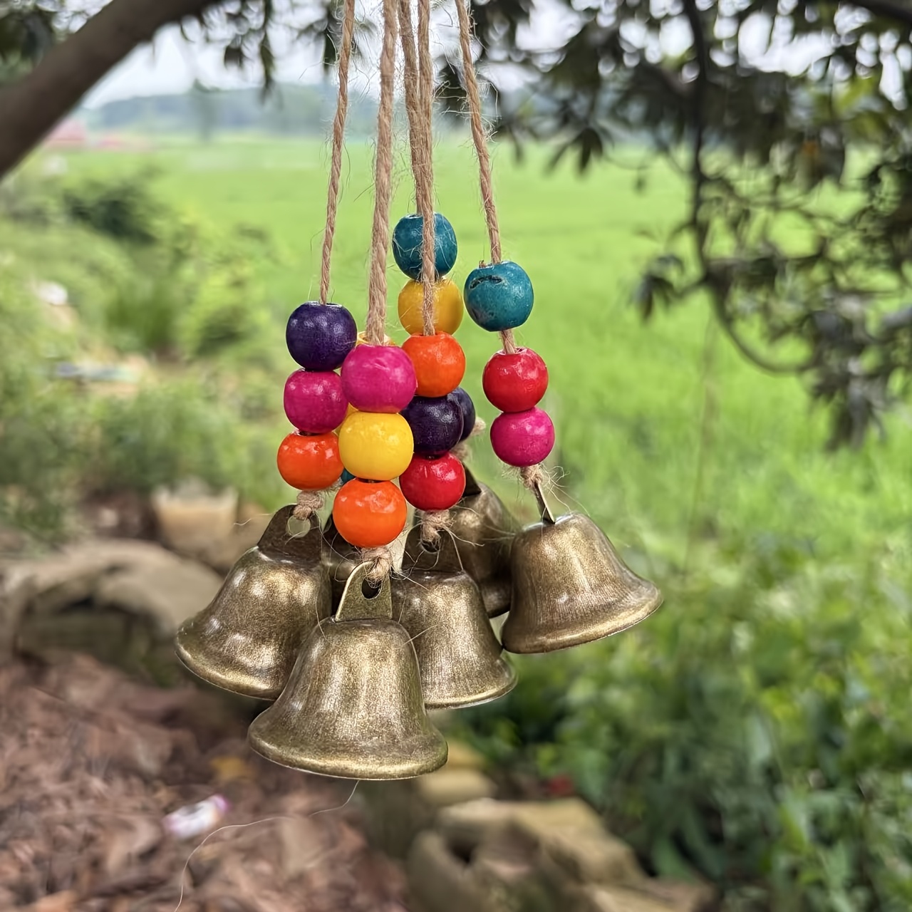 Bohemian Wind Chime z 6 brązow – Boho Wind Chimes recenzja i cena