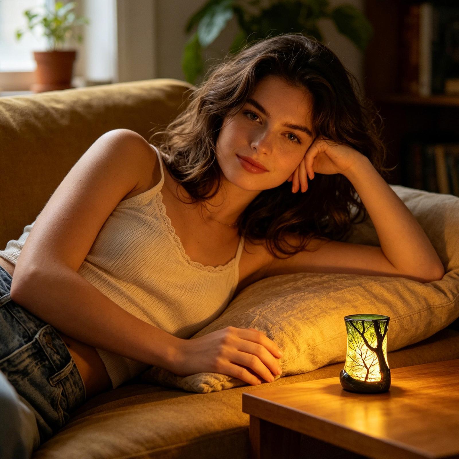 Lampka nocna na stolik, lampka – Home Decor Light recenzja i cena