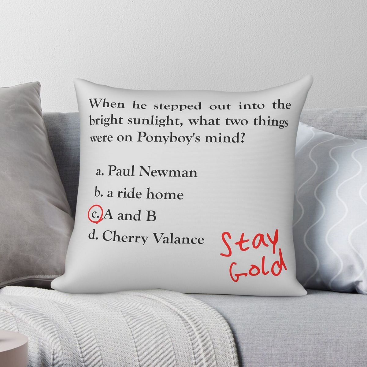 Poszewka na poduszkę Outsiders – Home Decor Quiz recenzja i cena