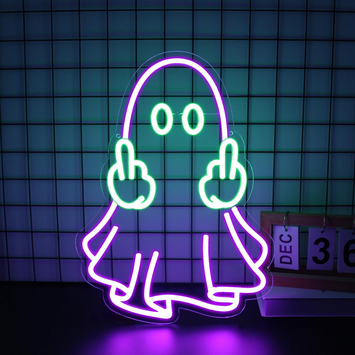 Neonowy znak duch, zasilany pr – Home Decor Light recenzja i cena