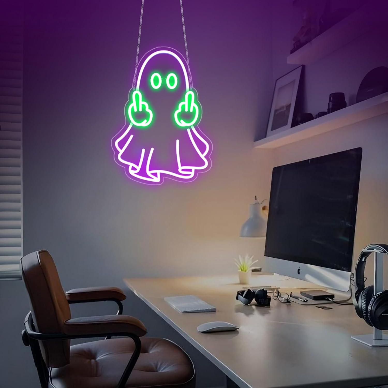 Neonowy znak duch, zasilany pr – Home Decor Light recenzja i cena