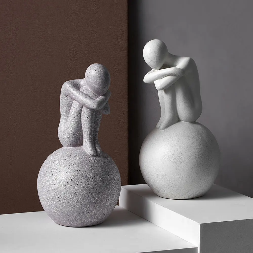 Abstrakcyjna Figurka Dekoracyj – Abstract Sculpture Resin recenzja i cena