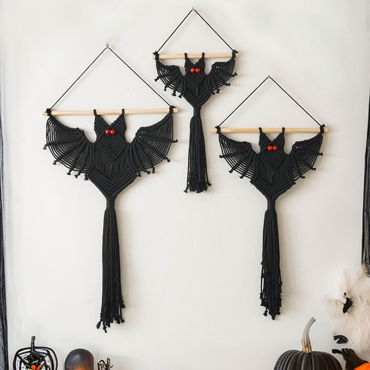Halloweenowy Makramowy Wzór Ni – Macrame Wall Hanging recenzja i cena