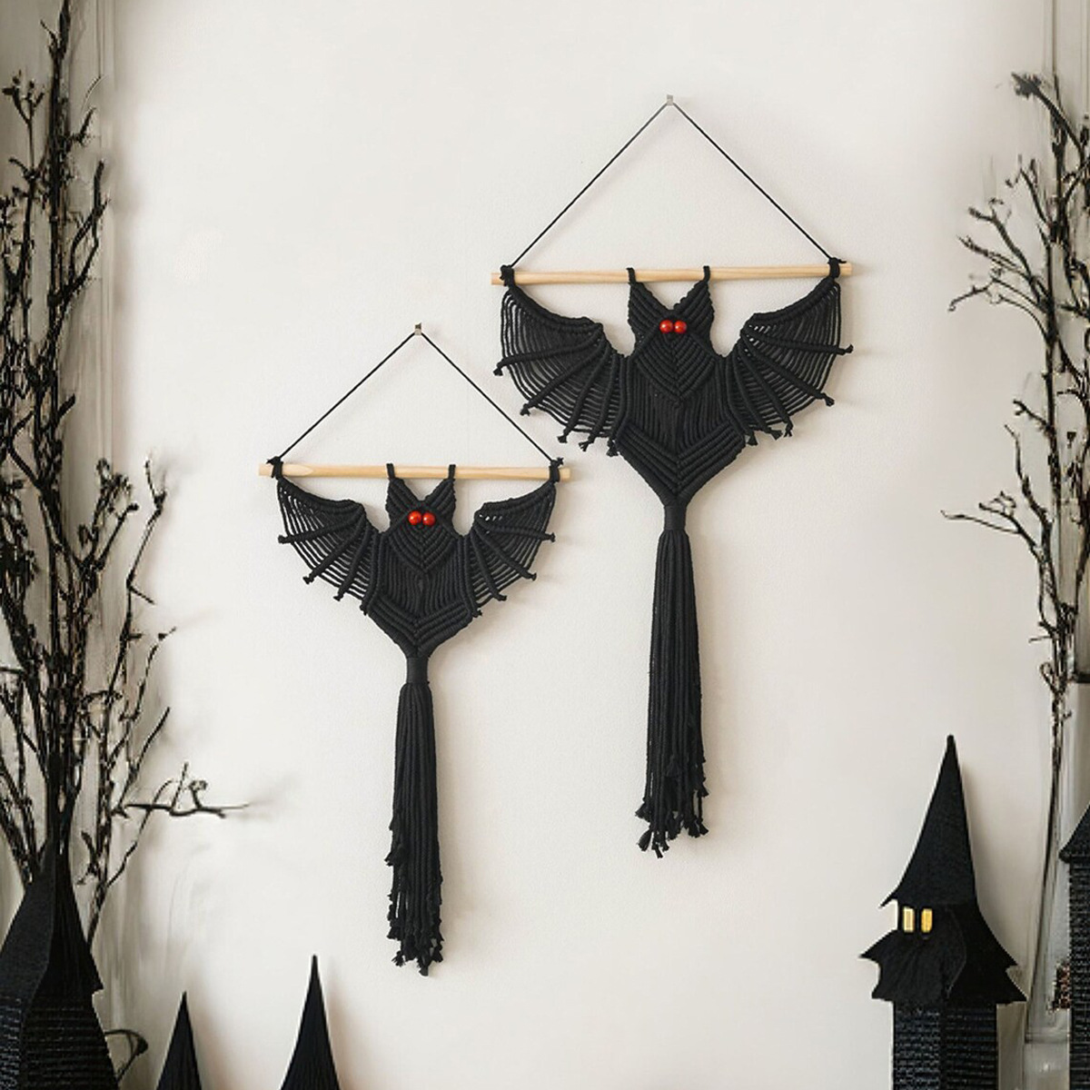 Halloweenowy Makramowy Wzór Ni – Macrame Wall Hanging recenzja i cena