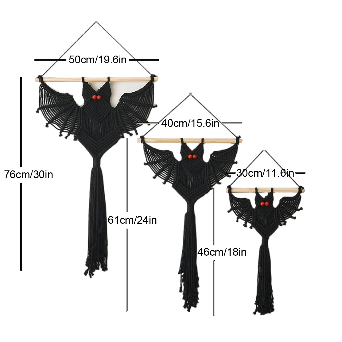 Halloweenowy Makramowy Wzór Ni – Macrame Wall Hanging recenzja i cena