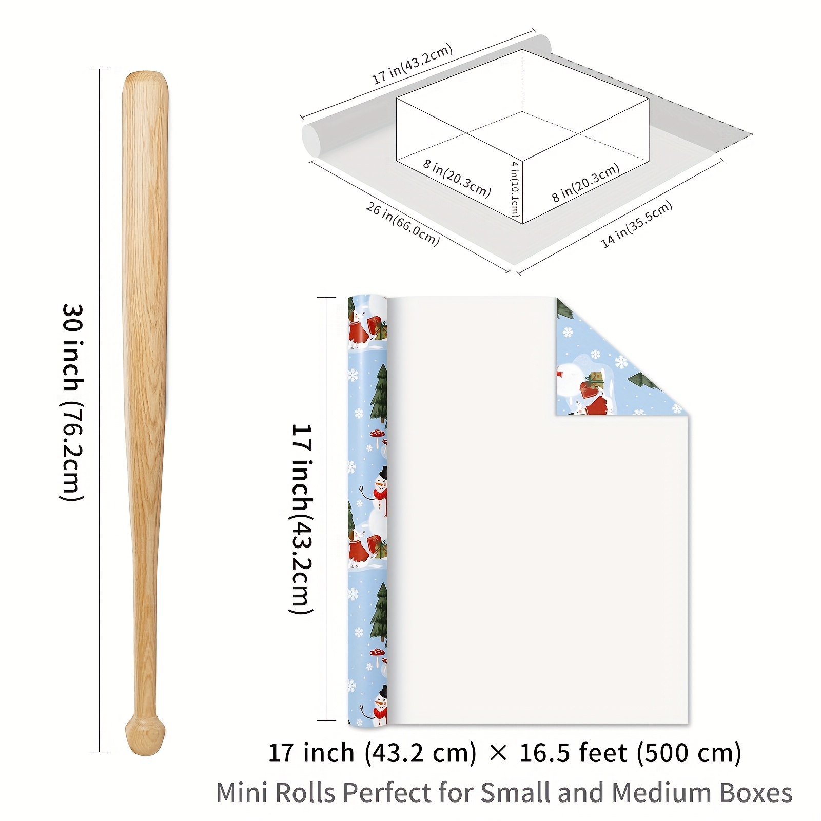 1 rolka świątecznego papieru d – Home Decor Exchange recenzja i cena