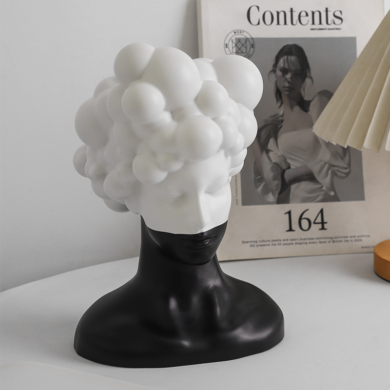 1 szt. Kreatywna czarno-biała  – Abstract Sculpture Resin recenzja i cena