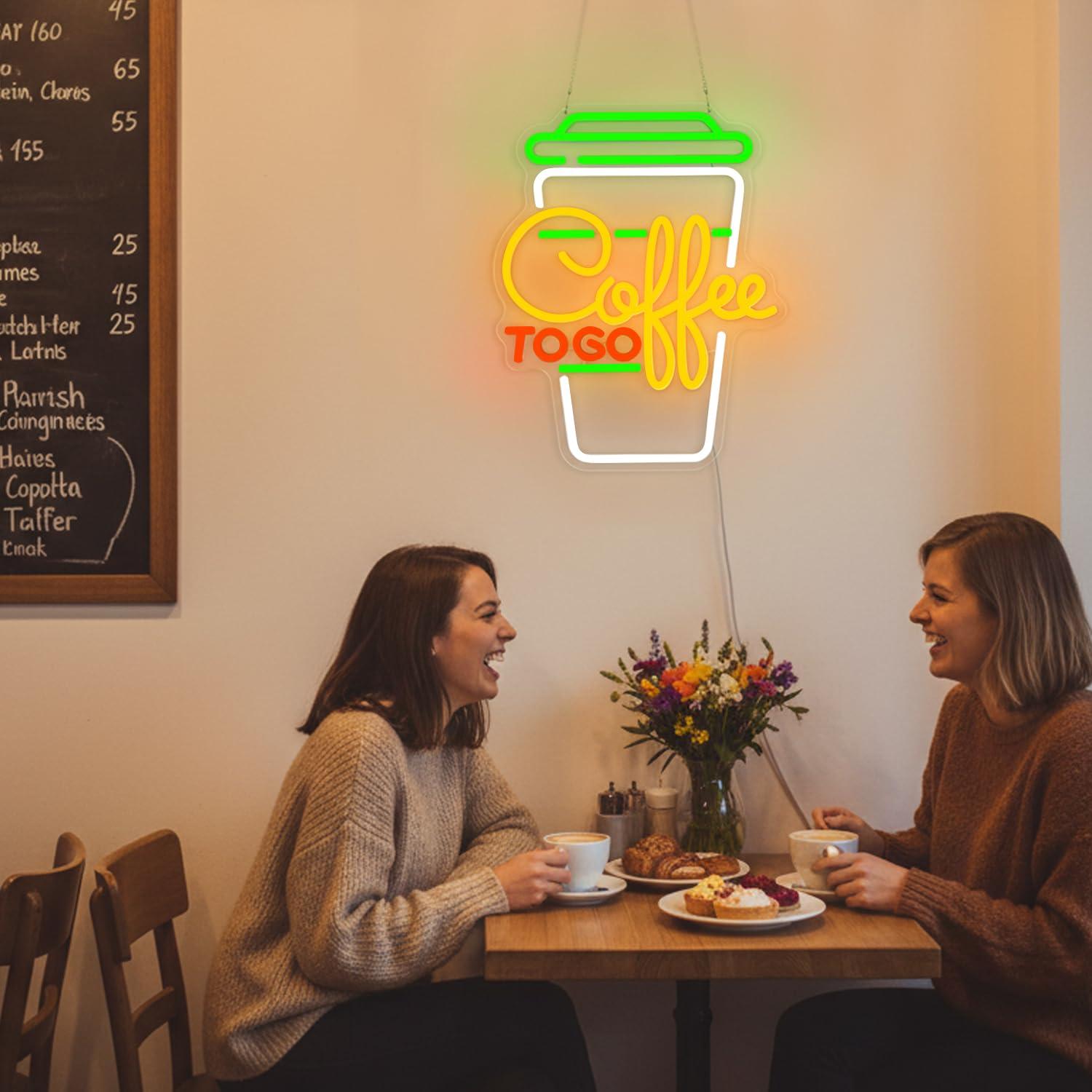 Neonowy szyld kawowy, ściemnia – Home Decor Light recenzja i cena