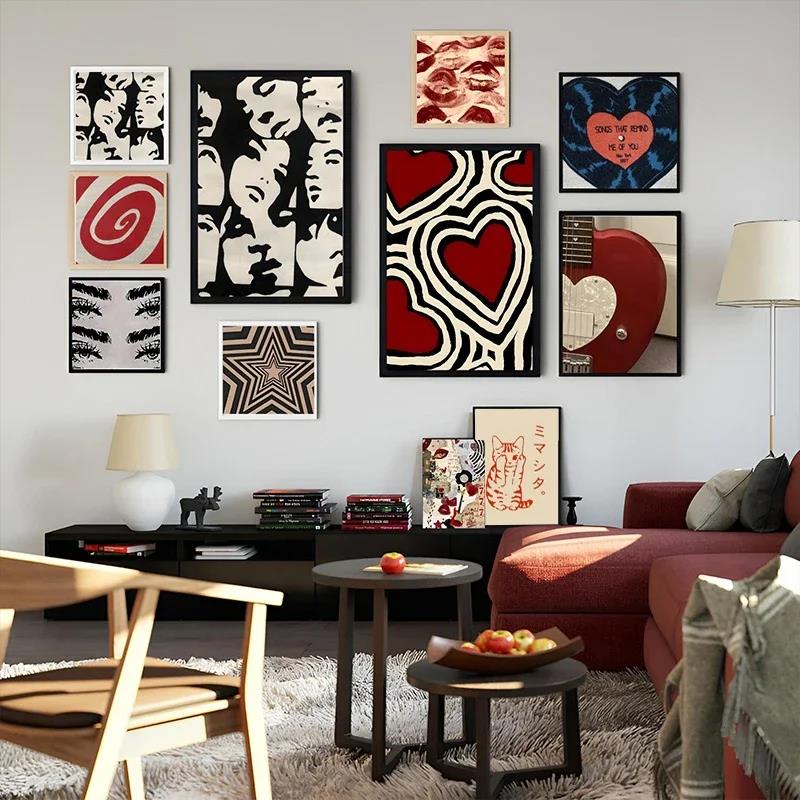 Plakaty Y2K Rock Style Obraz n – Home Decor Aesthetic Pinterest recenzja i cena