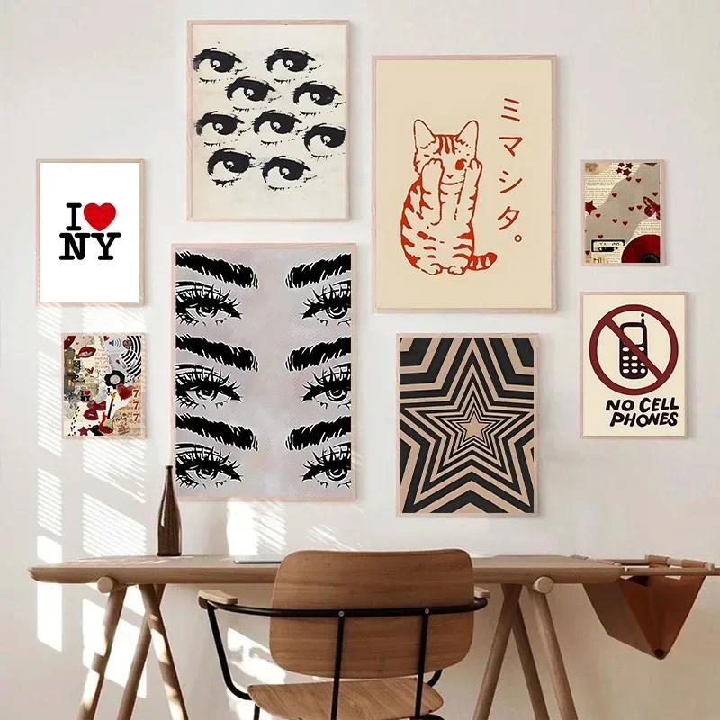 Plakaty Y2K Rock Style Obraz n – Home Decor Aesthetic Pinterest recenzja i cena