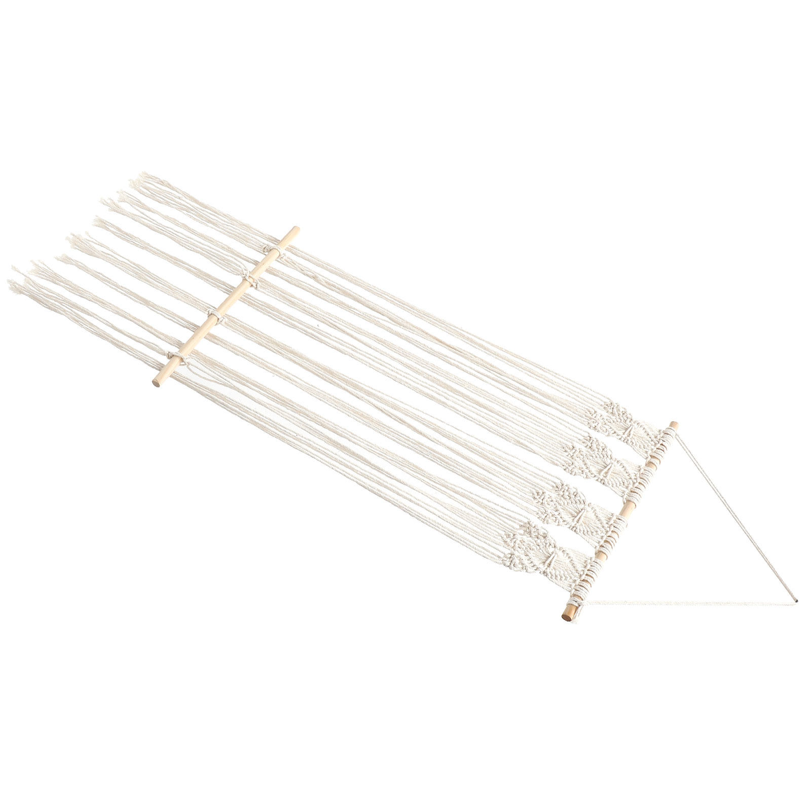 Biała makrama tkana dekoracja  – Macrame Wall Hanging recenzja i cena