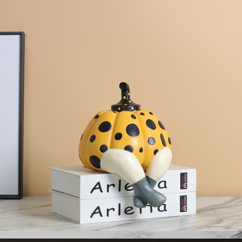 Abstrakcyjna lalka dynia w kro – Abstract Sculpture Resin recenzja i cena