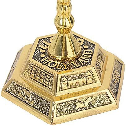 Siedmiogórny Menora Świecznik  – Home Decor Com recenzja i cena