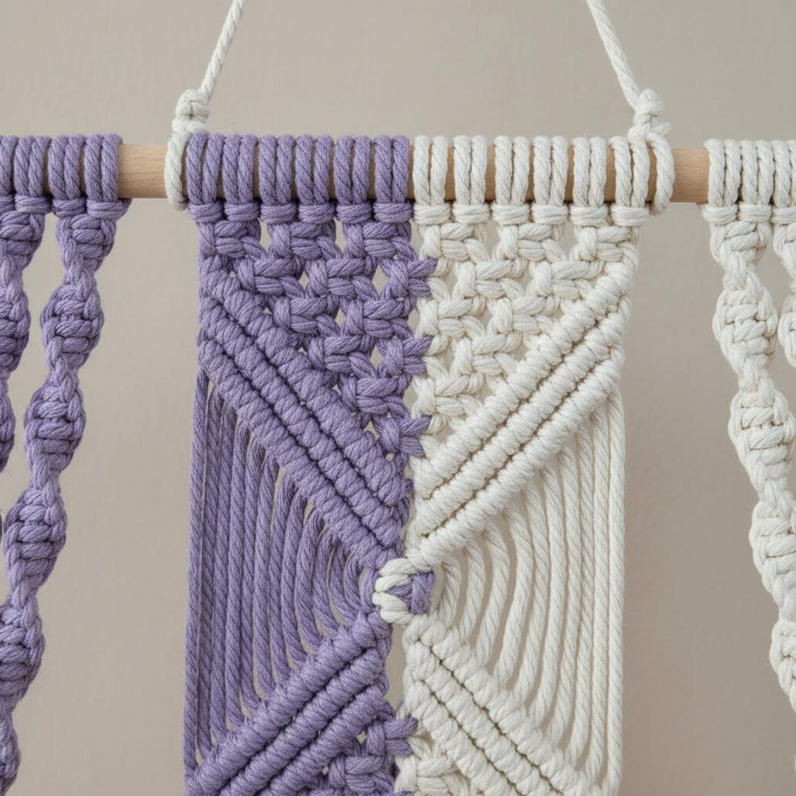 Półka ścienna w stylu boho, rę – Macrame Wall Hanging recenzja i cena
