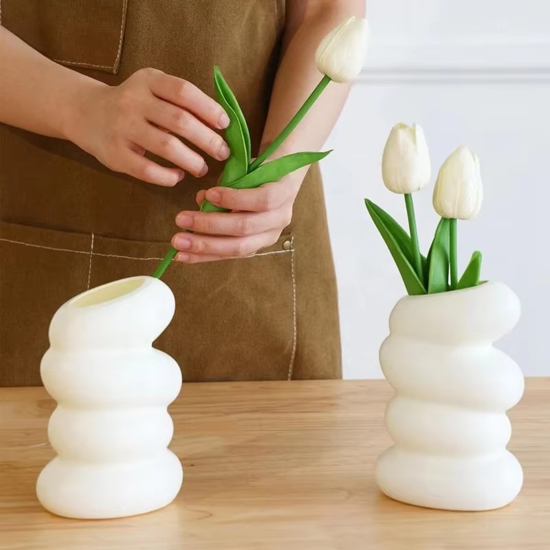 1PC Plastikowy spiralny biały  – Home Decor Aesthetic Pinterest recenzja i cena