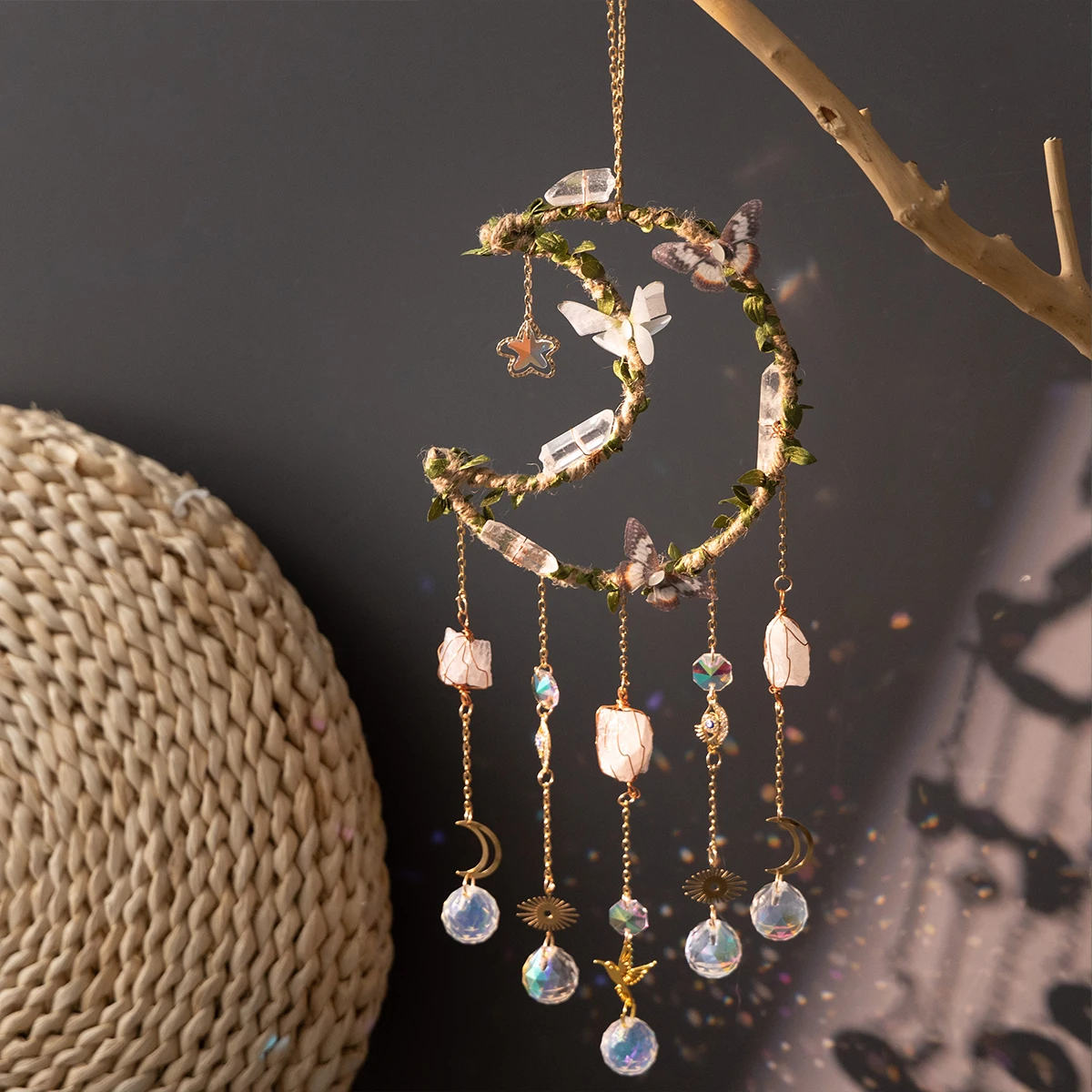 Kryształki łapaczy słońca, dzw – Boho Wind Chimes recenzja i cena