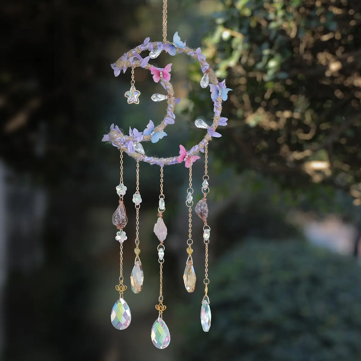 Kryształki łapaczy słońca, dzw – Boho Wind Chimes recenzja i cena