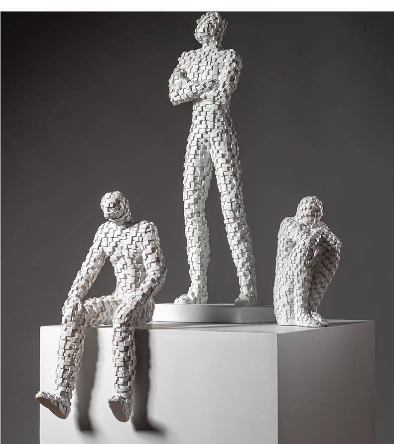 Figurki mozaikowe Rzeźba Sztuk – Abstract Sculpture Resin recenzja i cena